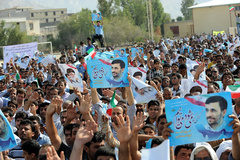 رییس جمهور در جمع مردم پارسیان