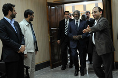 دیدار کوفی عنان با احمدی نژاد