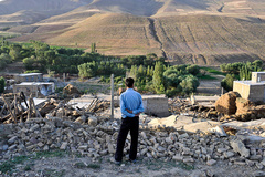 زلزله‌زدگان روستای باجه باج از توابع ورزقان - آذربایجان شرقي