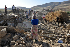 زلزله‌زدگان روستای باجه باج از توابع ورزقان - آذربایجان شرقي