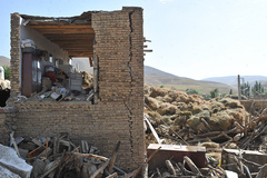 زلزله‌زدگان روستای باجه باج از توابع ورزقان - آذربایجان شرقي