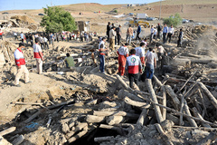 زلزله‌زدگان روستای باجه باج از توابع ورزقان - آذربایجان شرقي