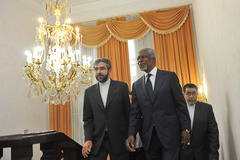 دیدار كوفي عنان با دبیر شورای عالی امنیت ملی