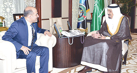 دیدار رئیس ائتلاف مخالفان سوریه با ولیعهد عربستان