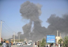 حمله انتحاری طالبان با چند تُن مواد منفجره به یک مقر پلیس افغانستان