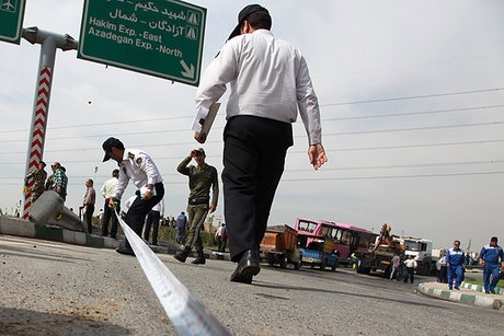 واژگونی اتوبوس مسافربری در آشخانه