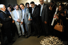 افتتاحیه نمایشگاه آثار هنرمند آلمانی گونتر اوکر در موزه هنرهای معاصر تهران