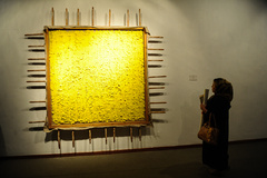 افتتاحیه نمایشگاه آثار هنرمند آلمانی گونتر اوکر در موزه هنرهای معاصر تهران