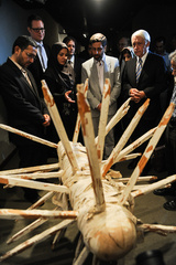 افتتاحیه نمایشگاه آثار هنرمند آلمانی گونتر اوکر در موزه هنرهای معاصر تهران