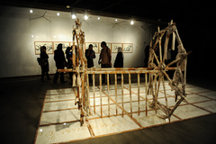 افتتاحیه نمایشگاه آثار هنرمند آلمانی گونتر اوکر در موزه هنرهای معاصر تهران