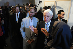 افتتاحیه نمایشگاه آثار هنرمند آلمانی گونتر اوکر در موزه هنرهای معاصر تهران