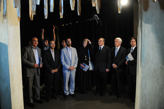 افتتاحیه نمایشگاه آثار هنرمند آلمانی گونتر اوکر در موزه هنرهای معاصر تهران