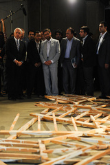 افتتاحیه نمایشگاه آثار هنرمند آلمانی گونتر اوکر در موزه هنرهای معاصر تهران