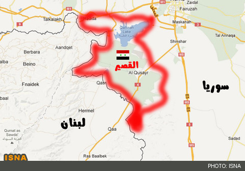 حزب‌الله و ارتش سوریه کنترل 80 درصد القصیر را به دست گرفته‌اند