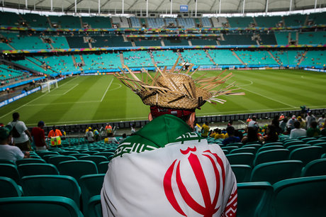 در حاشیه‌ی دیدار تیم‌های فوتبال ایران و بوسنی - جام جهانی برزیل