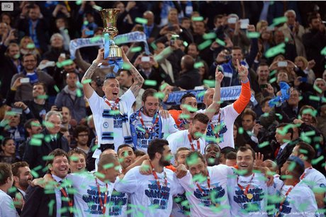 قهرمانی ناپولی در جام حذفی ایتالیا