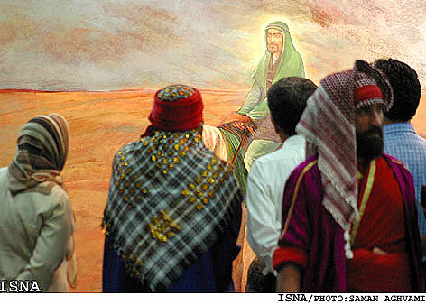 / گزارش تصويري /
اولين دو سالانه ي نقاشي عاشورانگاران عاشق