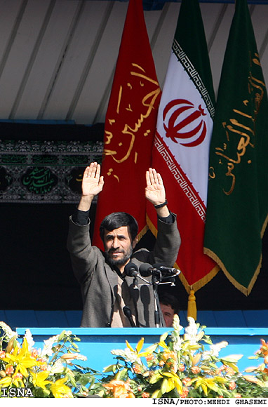 سخنراني رييس‌جمهور در مراسم 22بهمن-ميدان آزادي/مهدي قاسمي  ايسنا