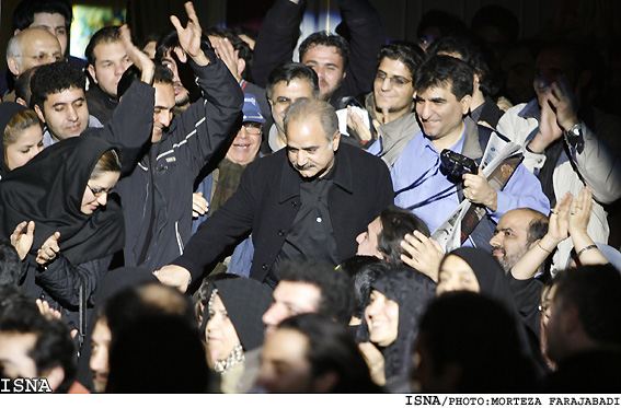 پرويز پرستويي دراختتاميه بيست وچهارمين جشنواره فيلم فجر/مرتضي فرج‌آبادي