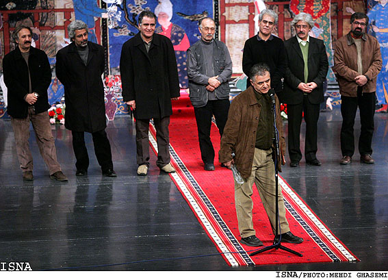 ايرج رامين‌فر در اختتاميه بيست‌و‌چهارمين جشنواره‌فيلم فجر/مهدي قاسمي  ايسنا