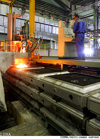 بزرگترين كارخانه‌ ريخته‌گري ايران-شركت صنايع ريخته‌گري ايران خودرو/سامان اقوامي