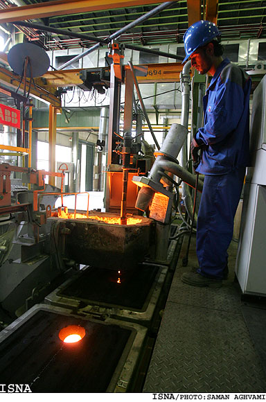 بزرگترين كارخانه‌ ريخته‌گري ايران-شركت صنايع ريخته‌گري ايران خودرو/سامان اقوامي