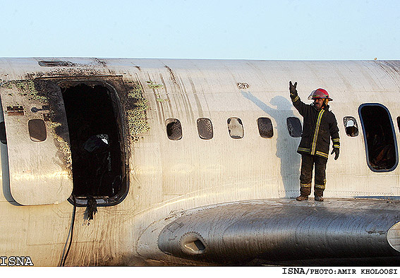 سانحه هواپيماي توپولف درفرودگاه مشهد/امير خلوصي ايسنا