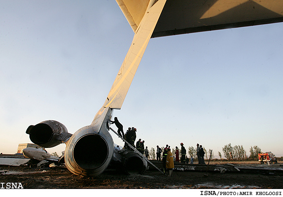 سانحه هواپيماي توپولف درفرودگاه مشهد/امير خلوصي ايسنا