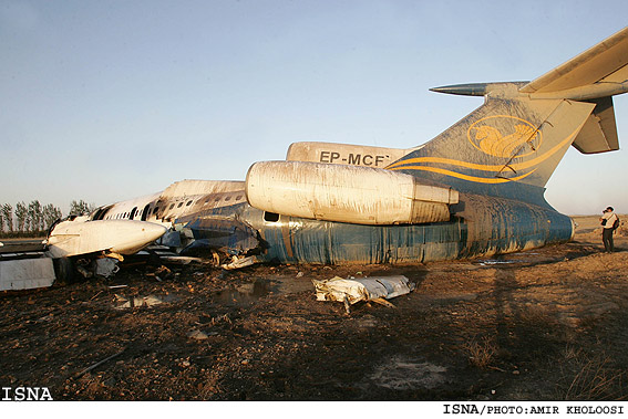 سانحه هواپيماي توپولف درفرودگاه مشهد/امير خلوصي ايسنا