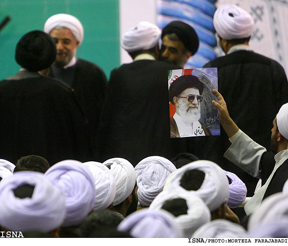 ديدار جمعي از روحانيون و علماي استان سمنان با مقام معظم رهبري/مرتضي فرج‌آبادي