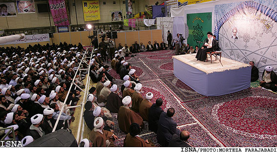 ديدار جمعي از روحانيون و علماي استان سمنان با مقام معظم رهبري/مرتضي فرج‌آبادي