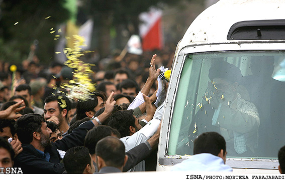 حضور مقام معظم رهبري در اجتماع پرشور مردم سمنان/مرتضي فرج آبادي ايسنا