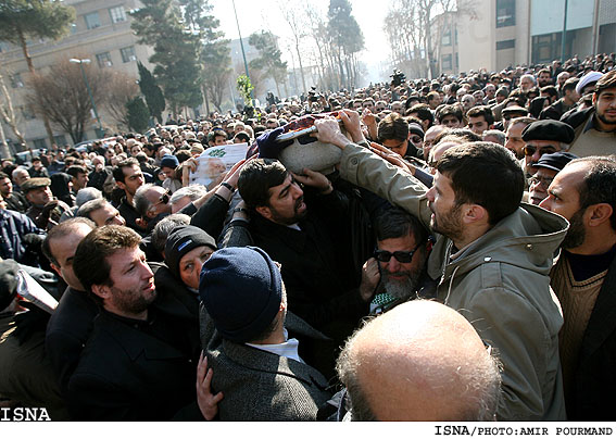 تشييع پيكر سيدجعفر شهيدي-دانشگاه تهران/اميرپورمند-ايسنا