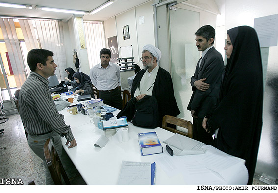 بازديد حجت‌الاسلام علي مبشري رييس دادگاه انقلاب تهران از ايسنا/امير پورمند-ايسنا