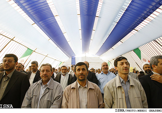 افتتاح سد مخزني رئيسعلي دلواري با حضور رييس جمهور/مهدي قاسمي ايسنا