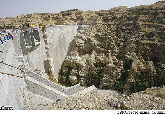 افتتاح سد مخزني رئيسعلي دلواري با حضور رييس جمهور/مهدي قاسمي ايسنا