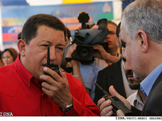 مراسم احداث طرح متانول مشترك با حضور احمدي‌نژاد و چاوز/مهدي قاسمي ايسنا