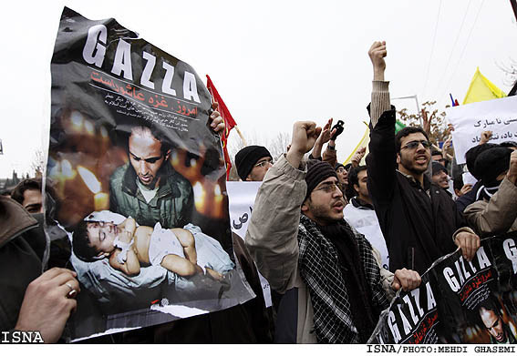 تجمع اعتراض‌آميز دانشجويان در مقابل سفارت اردن/مهدي قاسمي-ايسنا