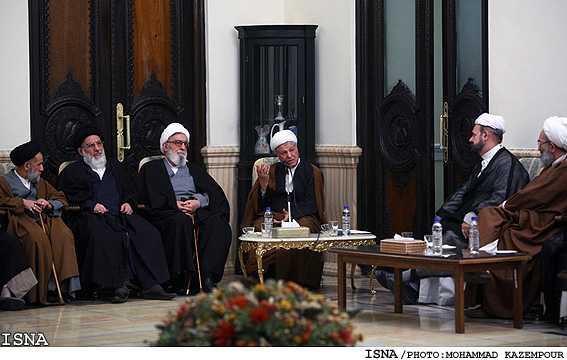 ديدار اعضاي مجلس خبرگان رهبري با هاشمي رفسنجاني/ محمد كاظم پور - ايسنا