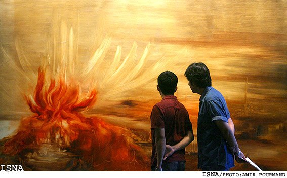 گشايش نمايشگاه نقاشي "ايران درودي" - موزه‌ي هنرهاي معاصر/اميرپورمند-ايسنا