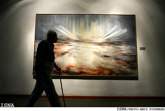 گشايش نمايشگاه نقاشي "ايران درودي" - موزه‌ي هنرهاي معاصر/اميرپورمند-ايسنا