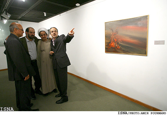 گشايش نمايشگاه نقاشي "ايران درودي" - موزه‌ي هنرهاي معاصر/اميرپورمند-ايسنا