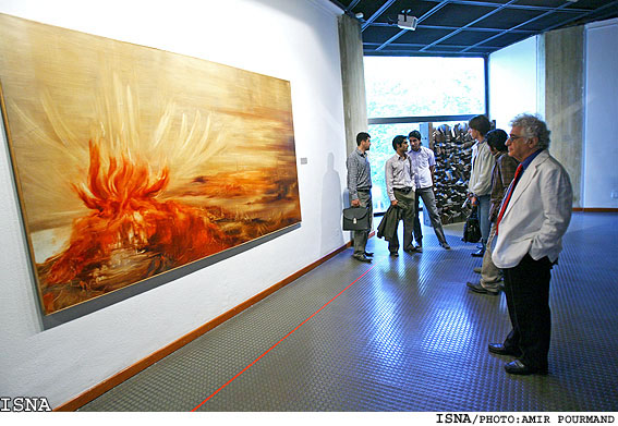 گشايش نمايشگاه نقاشي "ايران درودي" - موزه‌ي هنرهاي معاصر/اميرپورمند-ايسنا