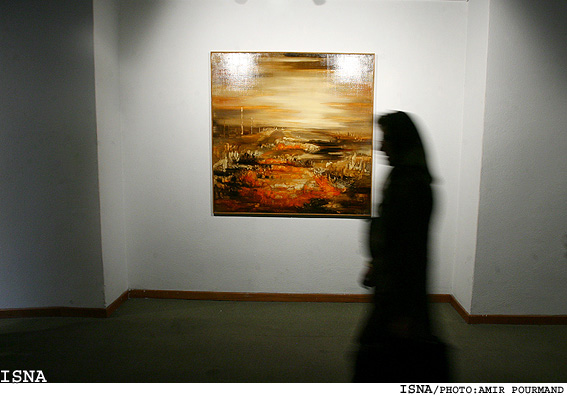 گشايش نمايشگاه نقاشي "ايران درودي" - موزه‌ي هنرهاي معاصر/اميرپورمند-ايسنا