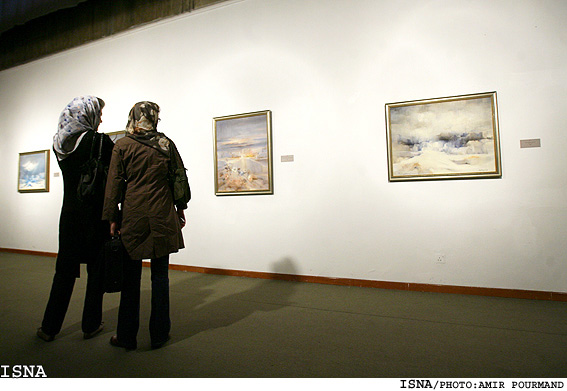 گشايش نمايشگاه نقاشي "ايران درودي" - موزه‌ي هنرهاي معاصر/اميرپورمند-ايسنا