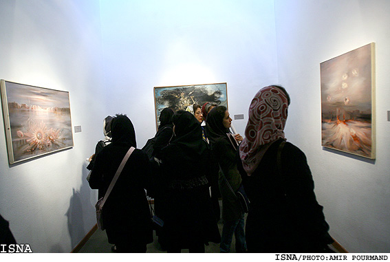 گشايش نمايشگاه نقاشي "ايران درودي" - موزه‌ي هنرهاي معاصر/اميرپورمند-ايسنا