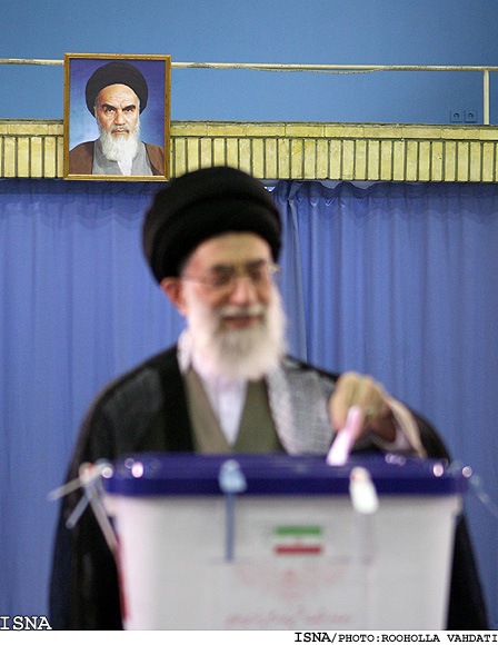 حضور مقام معظم رهبري در پاي صندوق راي/روح‌اله وحدتي - ايسنا