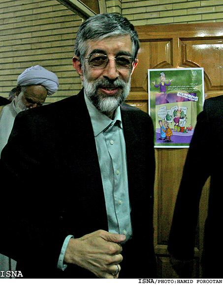 حضورحدادعادل در پاي صندوق راي/حميد فروتن-ايسنا