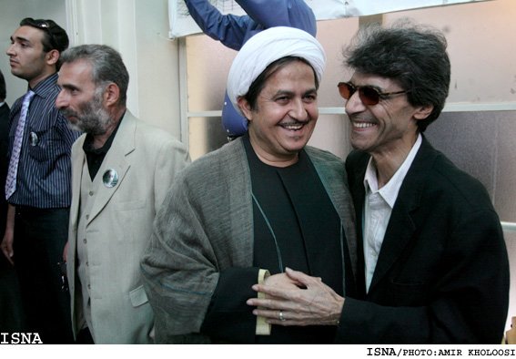 ناصر تقوايي و محمدعلي زم در مراسم يادبود نادر ابراهيمي