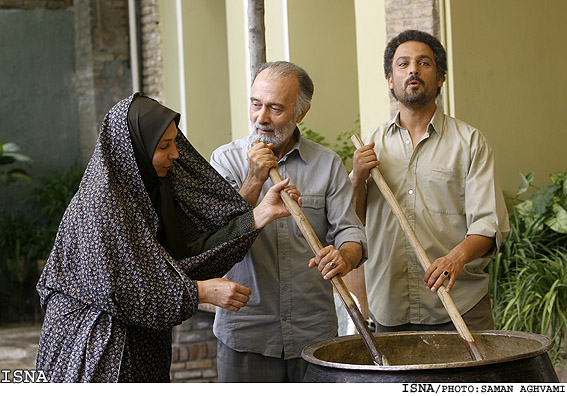 ياري،پورحسيني و معصومي - پشت صحنه‌ي سريال " مثل هيچكس" / سامان اقوامي-ايسنا